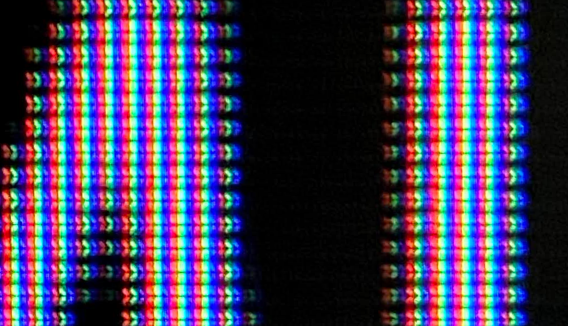 RGB subpixels on an Sony KDL-XBR8